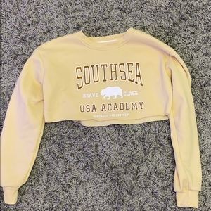 cropped crew neck from romwe